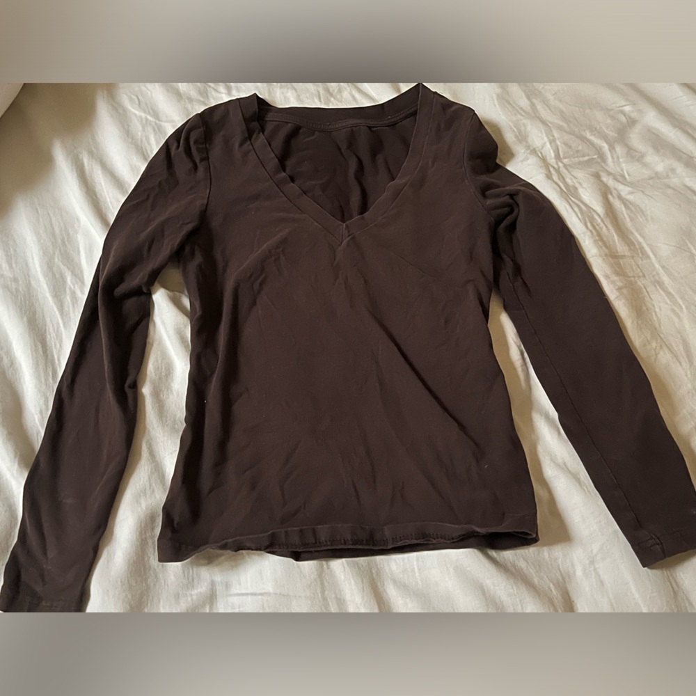 tight brown long sleeve 🩷